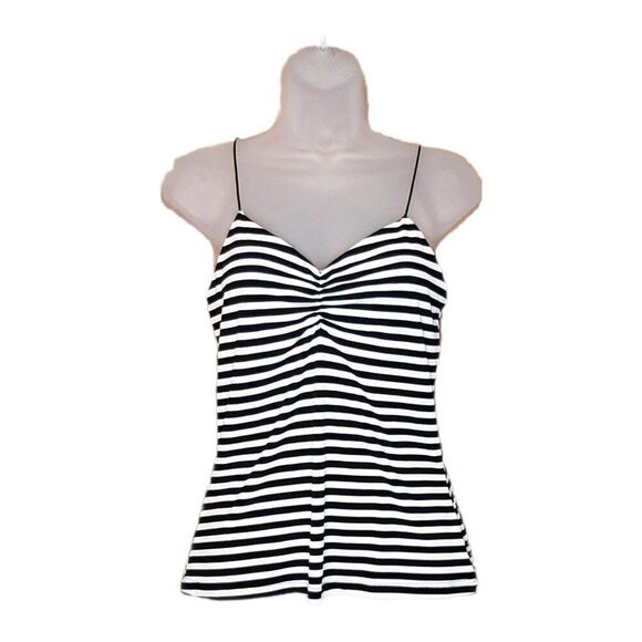 90s Vintage B Moss Striped Tank Top sz M - Picture 1 of 5